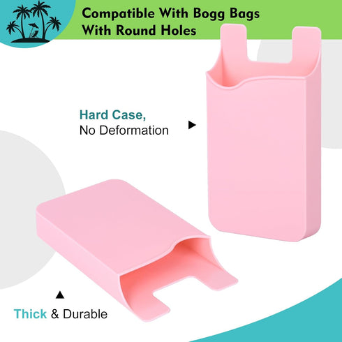 Phone Holder for Bogg Bag Accessories Inserts, Universal Hard ABS Plastic Phone Case Phone Holder for Simple Modern Bag & XL Bogg Bag, Insert Accessories for Bogg Bag Phone Holder White