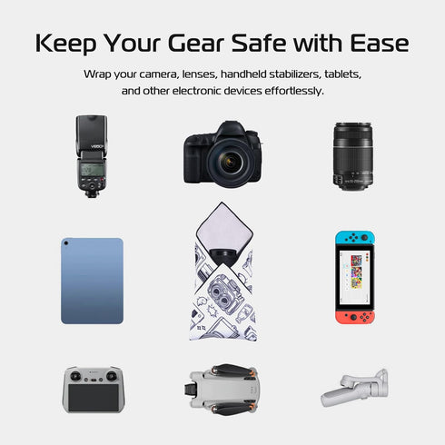 ULANZI Protective Wrap, Anti-scratch Lens Camera Wrap for DSLR/Camera Lens/Phone/Accessories