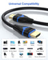 4K 6.6FT 2-Pack, 2.0 4K@60Hz, 2K@144Hz, 3D, Dolby, 2.2, PS5, PS4, HDMI Cable HDMI to HDMI Cable High Speed HDMI Cord
