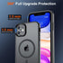 SUPFINE Magnetic iPhone 11 Case, Slim Translucent Matte Shockproof Cover with 10 FT Military Grade Drop Protection,