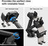 Spigen 360 17/16/15, S26/S25, 10, Universal Car Phone Holder, Dashboard Windshield Mount with Rotating Head, Telescopic