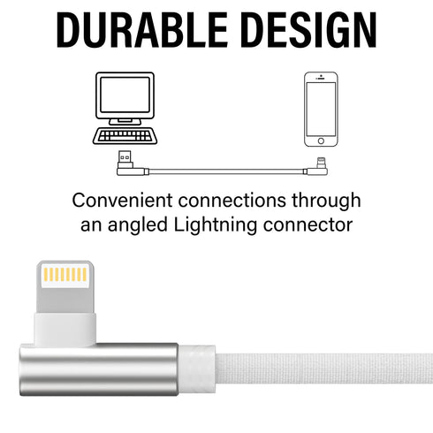 Ironte iPhone Charger 6ft 5Pack, Apple MFi Certified Lightning Cable, Fast Charging Braided Cord Compatible with iPhone