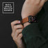 Mifa Leather Band for Apple Watch 10 42mm, 9 8 7 41mm, 6 SE 5 4 40mm 38mm, Vintage Buckle Strap Brown