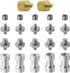Camera Mount Screw Adapter Set, 22Pack 1/4 Inch and 3/8 Inch Tripod Threaded Screws for Camera Mono-pod Flash Light