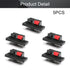 Fielect 5Pcs Spring Speaker Terminal Clip, 2 Way Speaker Connection Clip, Push Release Connector