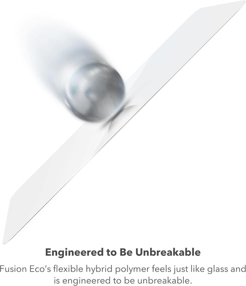 ZAGG Invisible Shield Fusion ECO Screen Protector for Apple iPhone 14 - Easy to Install Flexible Hybrid Protection,