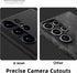 X-level Guardian Series Case for Samsung Galaxy S24 Ultra - Slim Fit, Ultra-Thin, Shockproof TPU Back Cover - Black