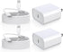 iPhone Charger Fast Charging 10 FT, 2 Pack 20W USB C Wall Charger Block with 10FT Type C to Lightning Cable for iPhone