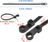 Zip Ties with Screw Hole, 150 Pcs, 6 inch 48 lbs Electrical Cable Ties Straps, Heavy Duty Nylon Zip Tie (Black)
