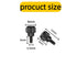 Impnit 24 Screws(6-32Thread, M3.5x6) 6-32 Pcs Computer Case Thumb PC Case Fastener Thumb Screws,for Cover/Power