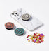 Turquoise Western Phone Grip with White Concho Marble Stone Holder