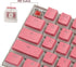 Happy Balls Pudding Keycaps Set, Translucent PBT OEM Profile for Mechanical Keyboard Compatible with Cherry MX