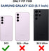 Samsung Galaxy S23 Case - Heavy Duty Rugged Protection, Belt Clip Holster, 2X Screen Protector, Shockproof, Dust-Proof