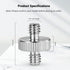 SMALLRIG 1/4" to 1/4" Male Threaded Screw Adapter, Double Head Stud for Camera Cage, Pack of 2-828