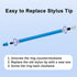 ChaoQ 9pcs Stylus Pen for Touchscreen, High Sensitivity and Precision Stylus Pen for iPad iPhone Android and All Touch