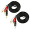 ThtRht 2 Pack Audio Cable 1/8'' 3.5mm TRS Male to 2 RCA Male