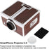 Yoidesu Home Projector Mini Projector DIY Smartphone Projector 2.0 & Entertainment Device, Portable Smart Projector for