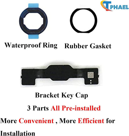 White Digitizer Repair Kit for iPad 5 A1474 A1475 A1476, Touch Screen Replacement Assembly