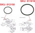 Generic Cassette CD Rubber & VCR Mechanism Rubber Belt Kit Compatible with Sony DVD Video Recorder