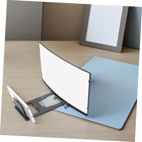 WOONEKY Phone Screen Magnifier - Curved Stand Holder