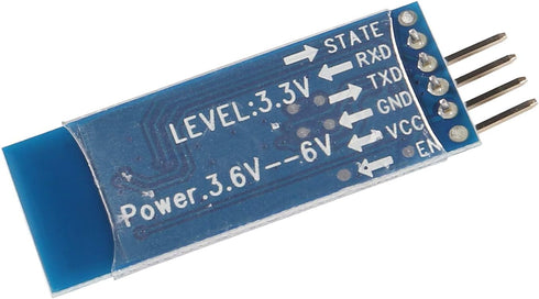 4pcs HC-06 RS232 4 Pin Wireless Bluetooth Serial RF Transceiver Module for Arduino, Bi-Directional Serial Channel