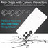 [5+5 Pack Compatible with Samsung Galaxy S22 Ultra Camera Lens Protector Glitter Bling, S22 Ultra Camera Cover, Tempered Glass Clear Screen Protector Accessories, Phone Case Friendly (Black