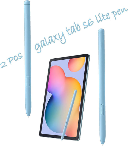 Dogxiong 2 Pack Galaxy Tab S6 Lite Pen Replacement for Samsung Galaxy Tab S6 Lite S Pen, Angora Blue