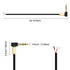 XMSJSIY 6.35mm TRS Pigtail Cable, 1/4 inch Stereo Male Plug to Bare Wire Adapter for Speaker Amplifier Microphone