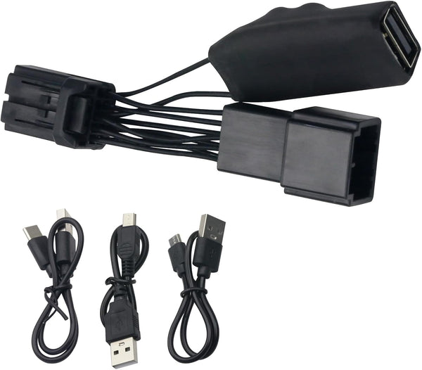 folosem GPS Dash Cam Power Adapter (10-pin Type A) for Subaru, Nissan and