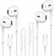 MOSWAG USB C Headphones Wired in Ear with Microphone for Samsung S23, Note 20, Pixel 7, Macbook Pro and Other USB C
