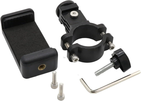 Universal Scope Phone Mount Holder - Adjustable Bike and Motorcycle Handlebar Phone Mount Adapter