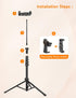 Victiv 86" Phone Tripod, Tall Tripod for iPhone with Flexible Gooseneck & Remote, Portable Aluminum Cellphone Stand