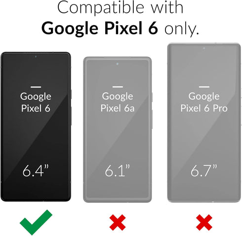Crave Dual Guard for Google Pixel 6, Shockproof Protection Dual Layer Case (Forest Green)