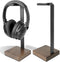 Wooden Headphone Stand for Desk, Airpods Max Holder with Square Design