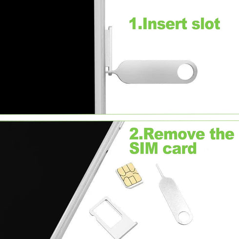 16 Set, ZukoCert Pieces SIM Card Removal Tool Multi-Functional SIM Ejector Tool, SIM Card Pin, Phone SD Card Removal