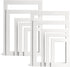 Xelsluthe 10 Pack Picture Mats for Frames, Picture Frame Mats Core Bevel Cut