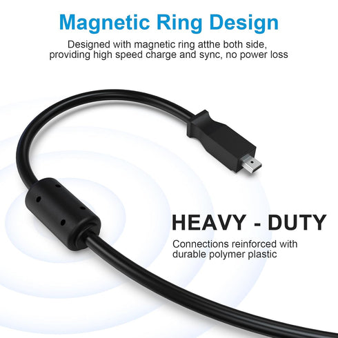 Replacement M340 Digital Camera Charger USB Data Charging Cable for Kodak M340, M341, M380, M381, M420, M530, M550, M575