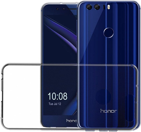 MaiJin Soft TPU Rubber Gel Bumper Case for Huawei Honor 8 (5.2 inch) Transparent Back Cover