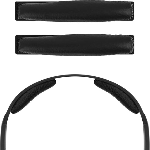 Geekria Protein Leather Headband Pad for Sennheiser PX100/PX200/PX80, Replacement Band Repair Part, Black