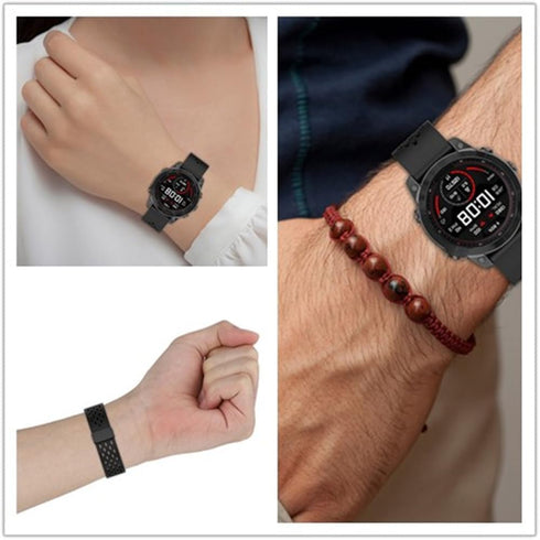 Garmin Venu/Venu sq/Venu sq2/Venu 2 Plus Band, 20mm Breathable Silicone Replacement Strap