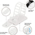 Adhesive Cable Management Clips, 50Pcs Adjustable Nylon Wire Clips with Strong Adhesive Tape & Extra Screw for Home