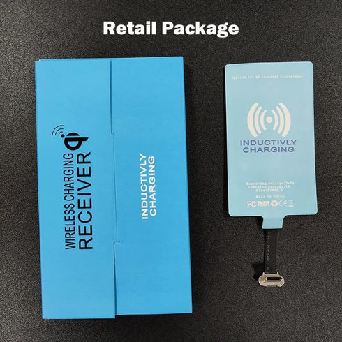 External Type-C Wireless Charging Receiver for Samsung Galaxy A13 A23 A33 A53 A73 5G with Charger