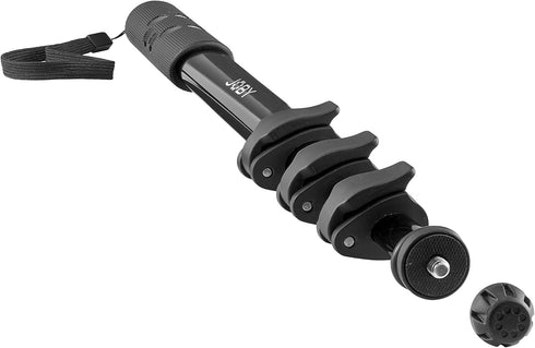 JOBY Compact Monopod 2-in-1, Camera/Action Cam with Ball Head, Universal ¼-20” Mount Compatible with GoPro, DSLR