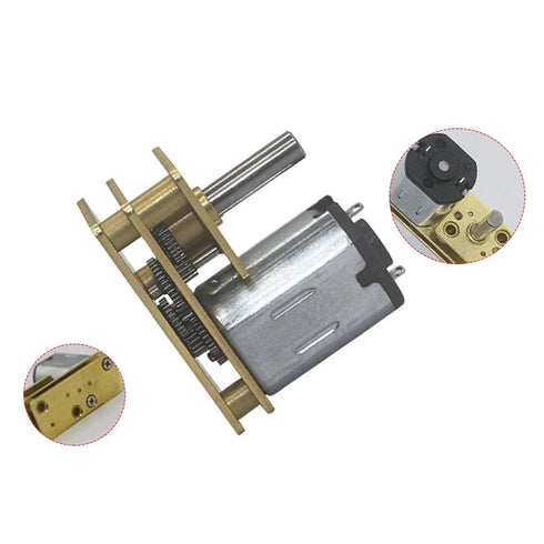 RNUDBLSK JGA1024-N20 3-12V 6V Robot(1000RPM,6V) DC Motor with Reversed Geared Motor DC Gear Reducer Motor for Toy