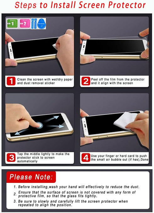 Shop Samsung Galaxy A34 5G Case: Crystal Clear Slim Hard Hybrid Bumper, Shockproof, Anti-Yellow, with Tempered Glass