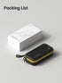 Hagibis Electronic Organizer Traveling Case Bag EVA Hardshell PU Portable Carrying Pouch for Mouse, Charger, Cables