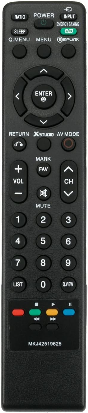 MKJ42519625 Remote Control Replacement for LG 32" 42" 47" 55" LCD LED TV Models