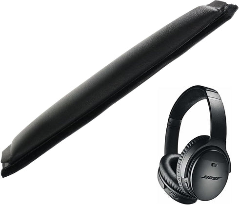 QC35 Replacement Headband Pad Cushion for Bose QuietComfort QC35 II QC25 Headphones, Soft Protein Leather with Velcro
