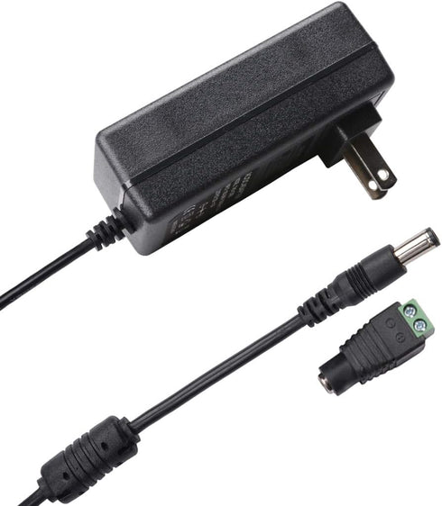 Quentacy 12V 3A 110V 240V 12V 36W 5.5x2.1mm 2Pack Power Supply Adapter AC/DC Converter to Transformer DC Female Barrel