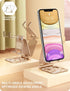 i-Blason Adjustable Foldable Portable Aluminium Phone Stand Desk Dock for Smartphones (Gold)